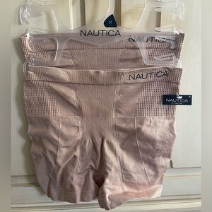 Nautica Intimates Shapewear Briefs Boyshorts 2 pieces Women's Medium NWT